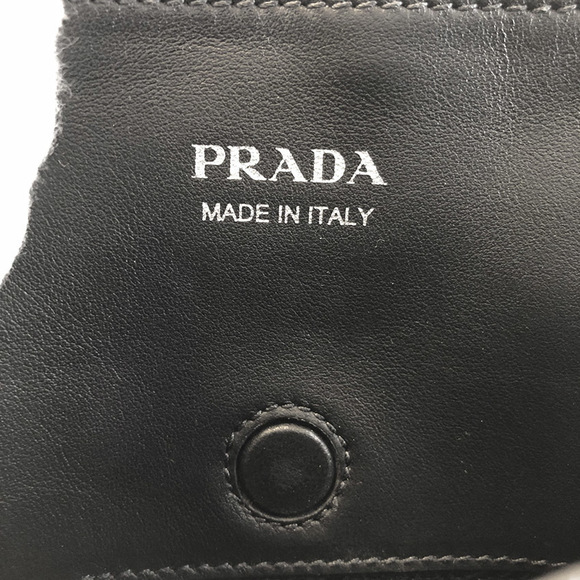 Prada Concept Nylon Leather Shoulder Bag Black - Picture 6 of 13